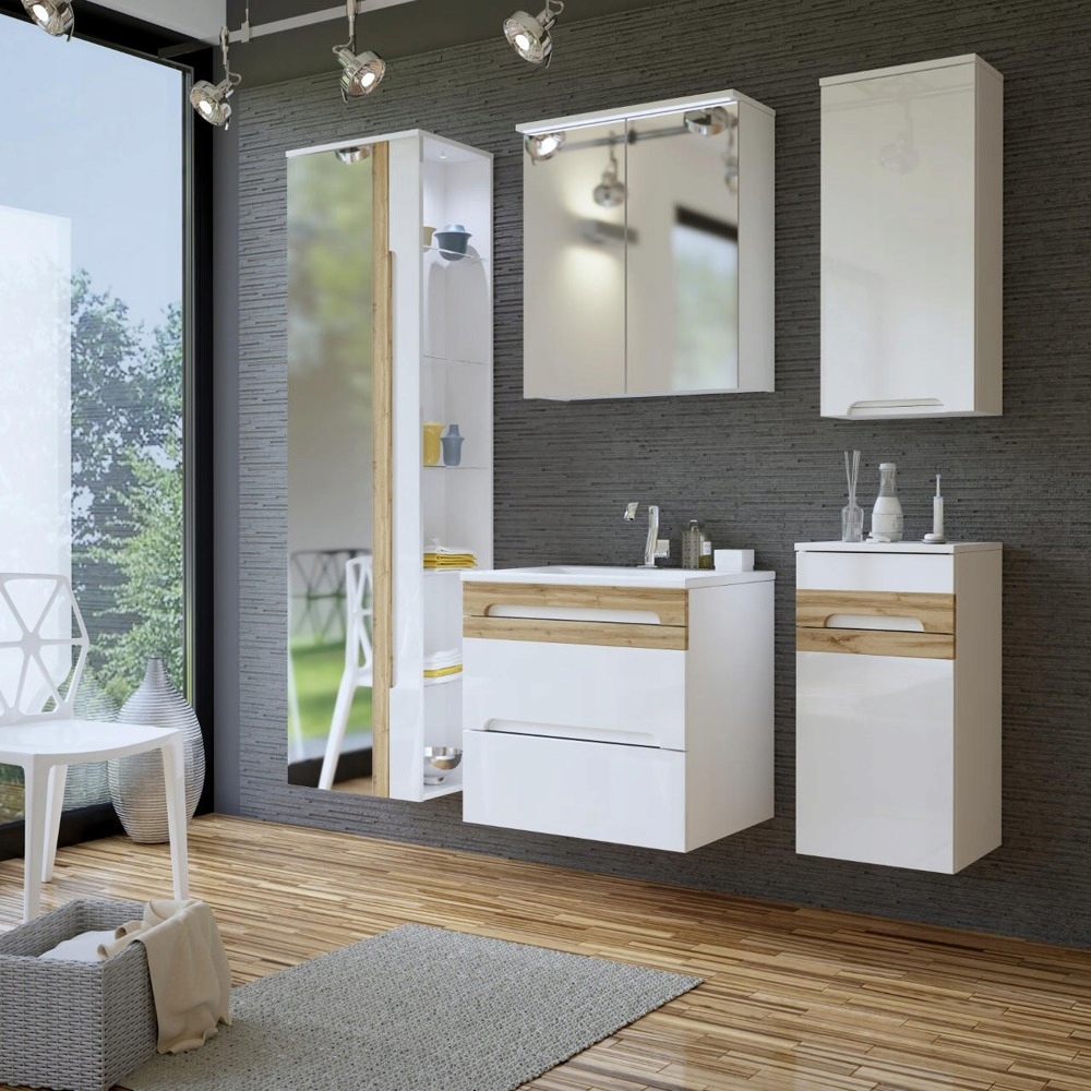 WITRYNA ŁAZIENKOWA Z LUSTREM GALAXY Marka inna