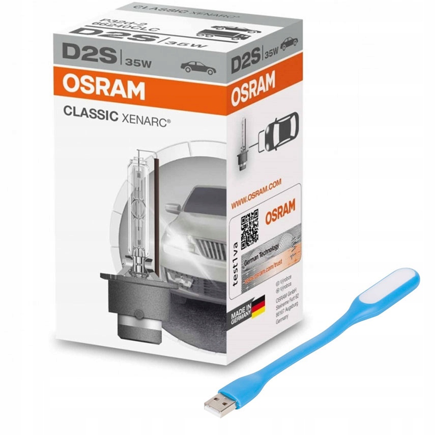 

Osram Classic Xenarc D2S Żarnik 35W lampka Usb