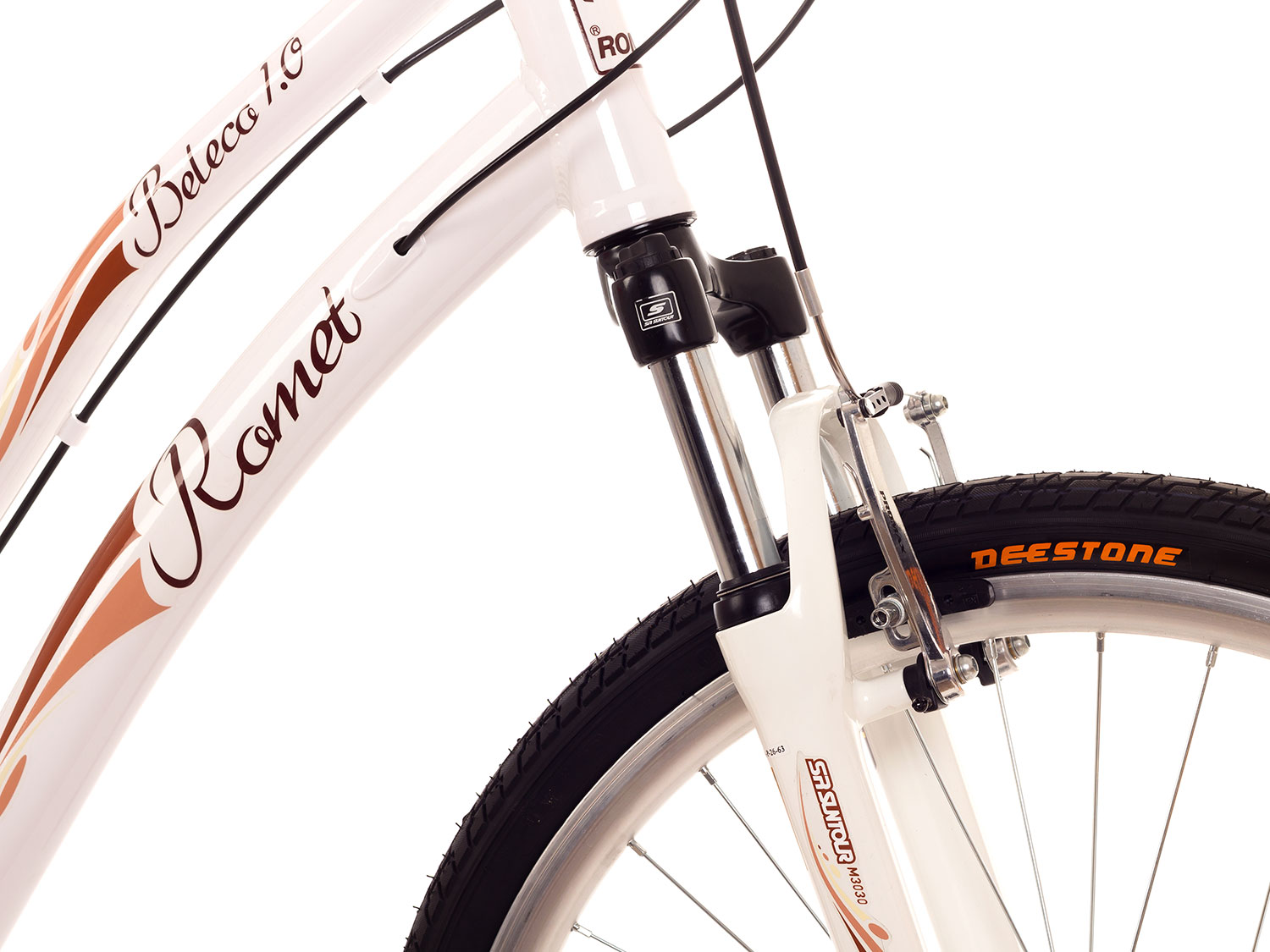 ROWER MIEJSKI 26 ROMET BELLECO 1.0 CITY 18 biały Marka Romet