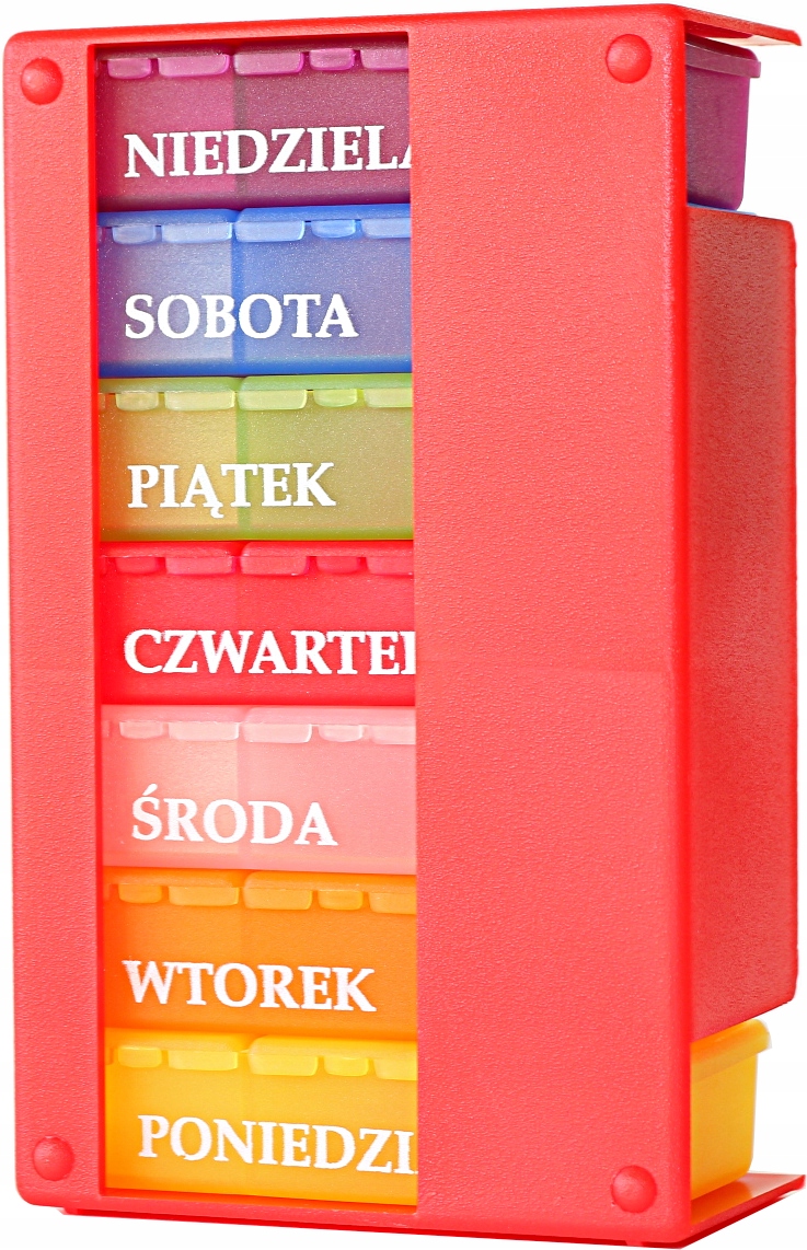 

Pudełko kasetka na tabletki leki Organizer