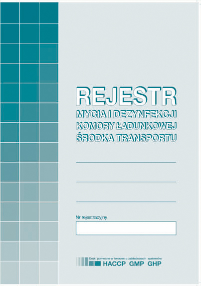 

Rejestr Mycia I Dezynfekcji Komory Ładunk A5 H91-3