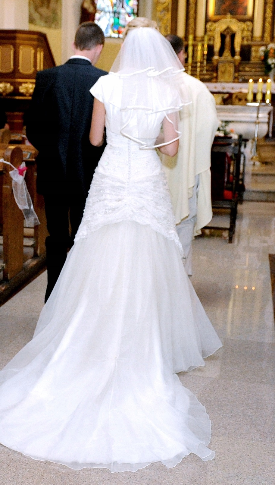 Suknia ślubna rozmiar 38 + Gratis bolerko Rozmiar 38