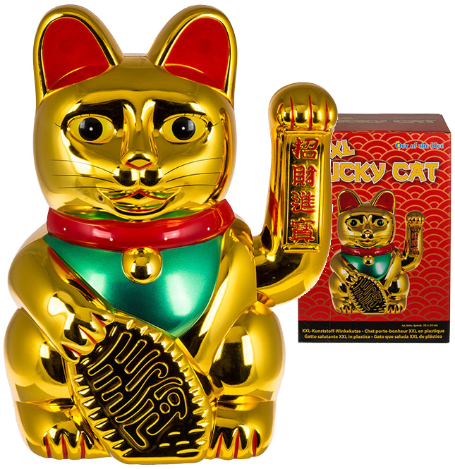 

Kot Szczęścia Maneki Neko Gigant XXL Ślub