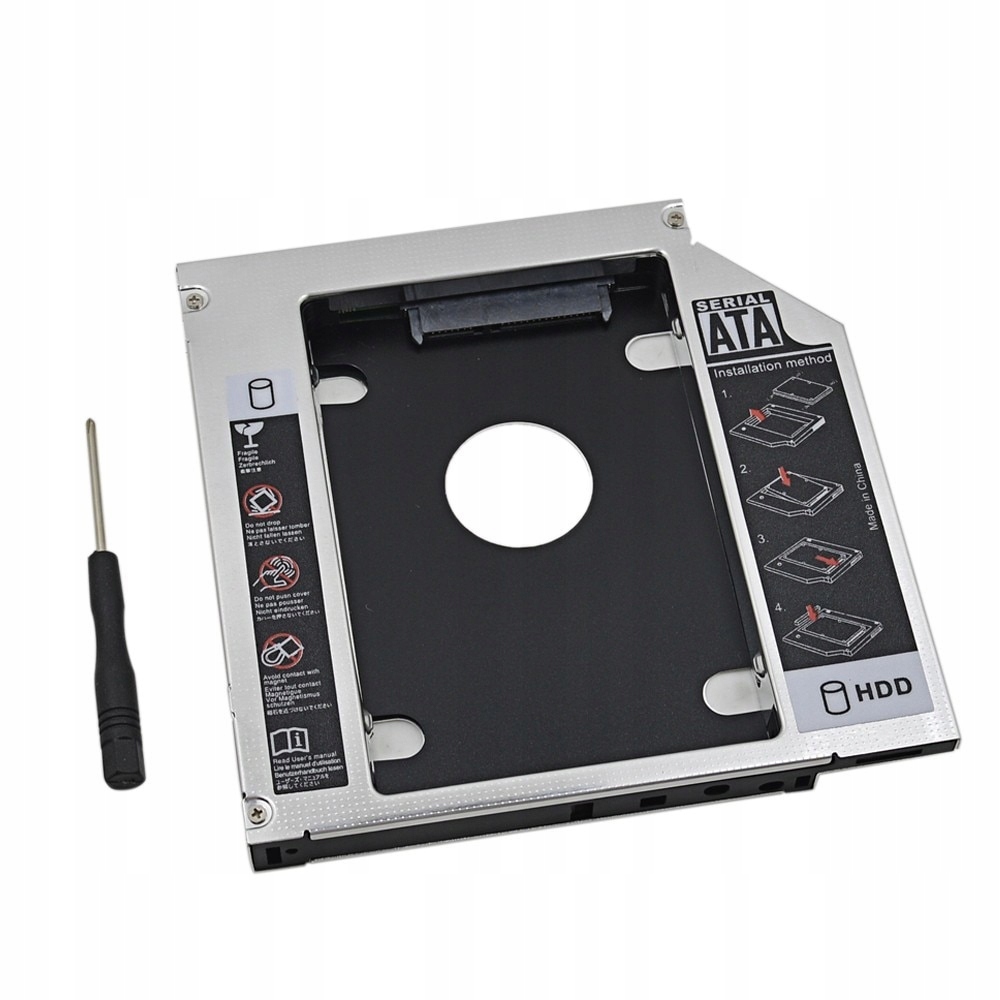 

Uniwersalna Kieszeń Na Drugi Dysk Sata Hdd 12,7mm