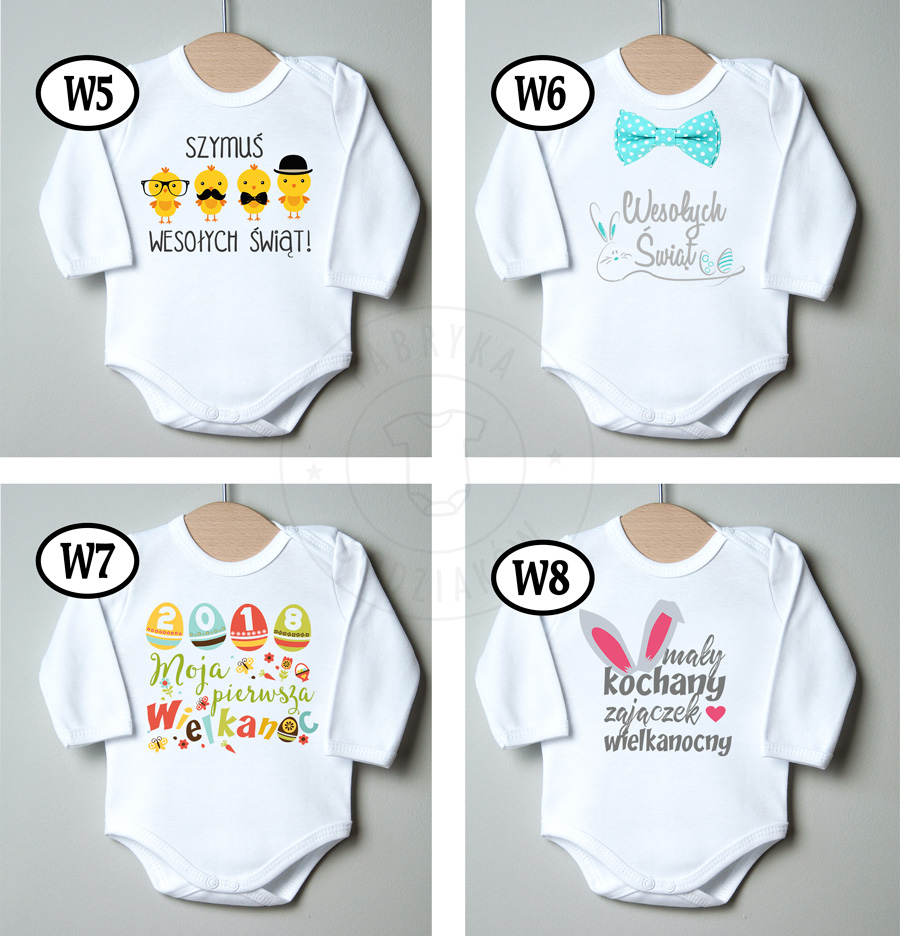 BODY na WIELKANOC Święta PREZENT 86 wielkanocne Wiek dziecka 12 m +