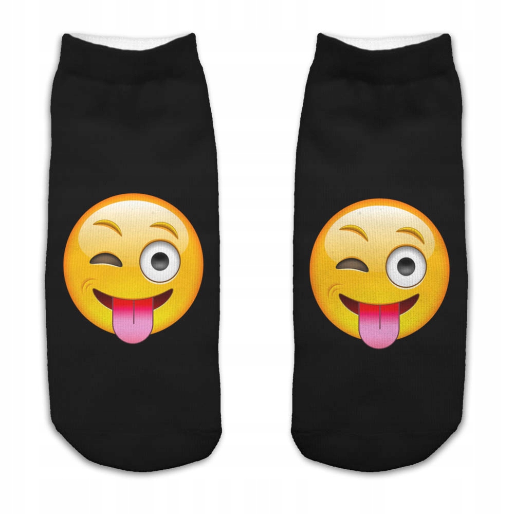 

Skarpetki Stopki Fullprint Emotikonki Nadruk 3D
