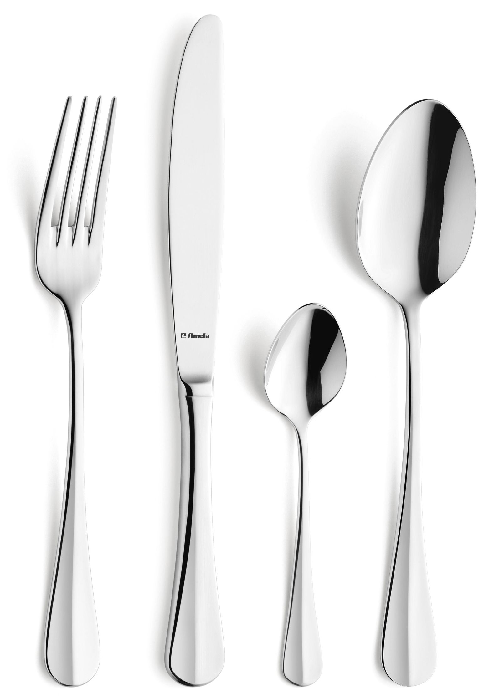 AMEFA 4 x SZTUĆCE 8440 BAGUETTE KOMPLET OBIADOWE NIERDZEWNE ZESTAW 1 OSOBA