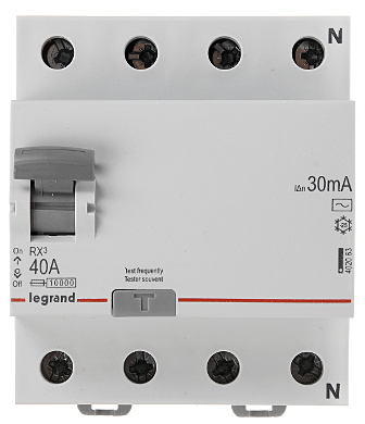 

Legrand RX3 Wyłącznik Różnicowoprądowy 40A 4P 30mA