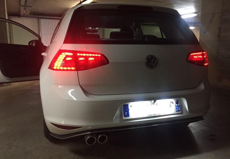 PODŚWIETLENIE TABLICY REJESTRACYJNEJ LAMPKI LED REJESTRACJI GOLF 4 5 6 7 Źródło światła LED