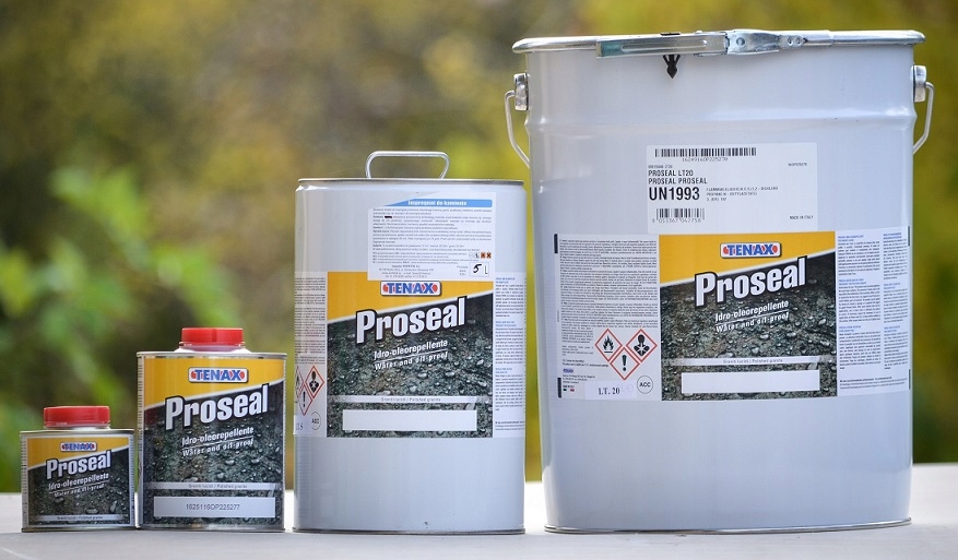 Proseal -TENAX Impregnat do kamienia 1l Waga produktu z opakowaniem jednostkowym 1 kg