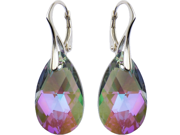 

Kolczyki Swarovski Migdał 22mm Paradise Shine