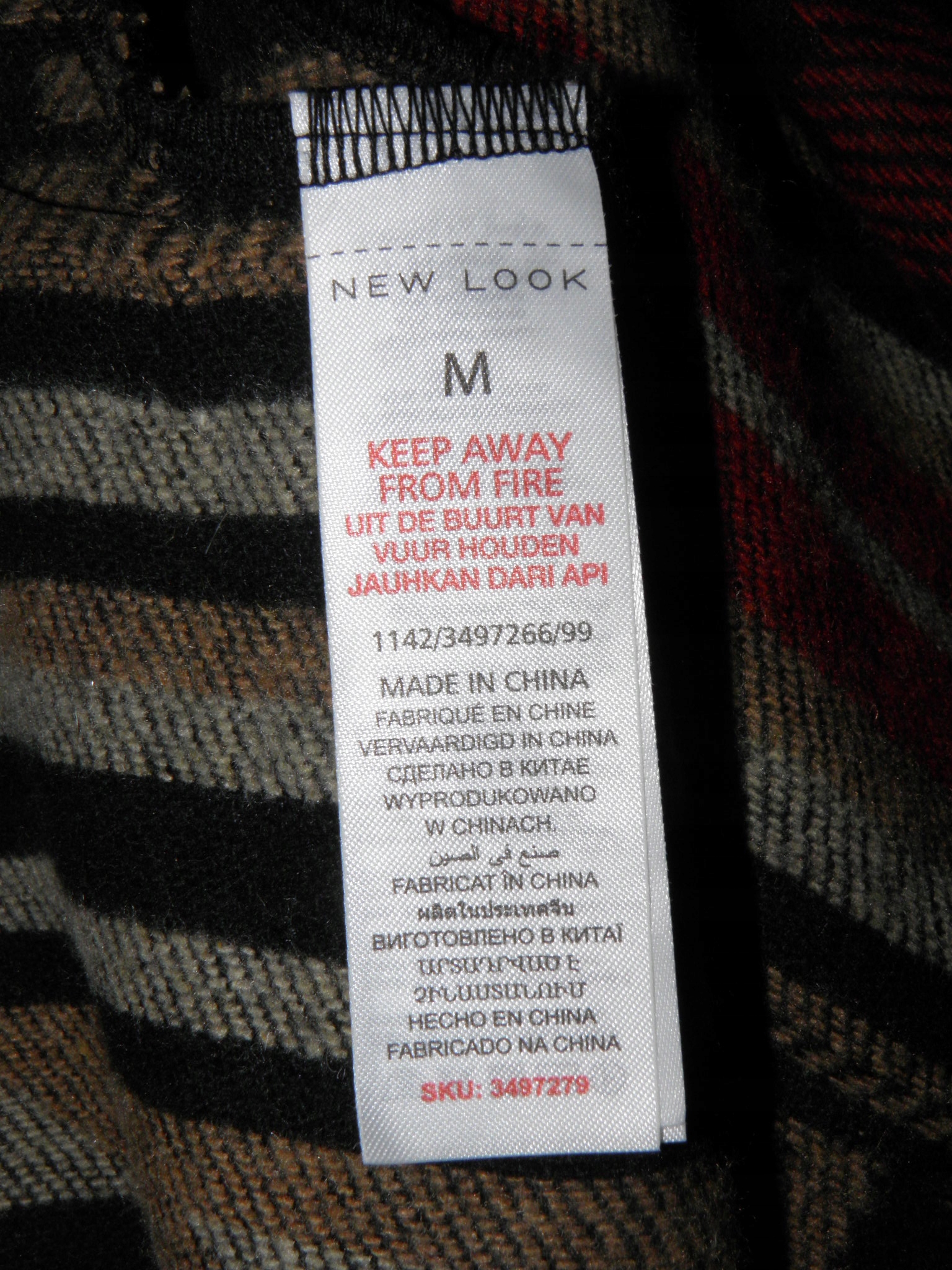 NEW LOOK EXTRA KAMIZELKA ETNO R_M Wzór dominujący bez wzoru