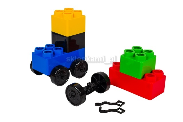 KLOCKI GIGANT OGROMNE CEGŁY 141 ELEMENTÓW POLSKIE Wiek dziecka 3 lata +