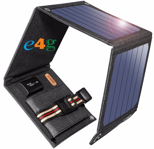 USB зарядний пристрій для сонячної панелі, складна сумка 14W Brand Hanfei