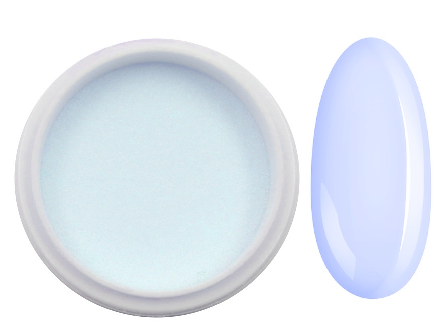 

Akryl Kolorowy Efekt Dymku Smoke Nail Pastel Blue