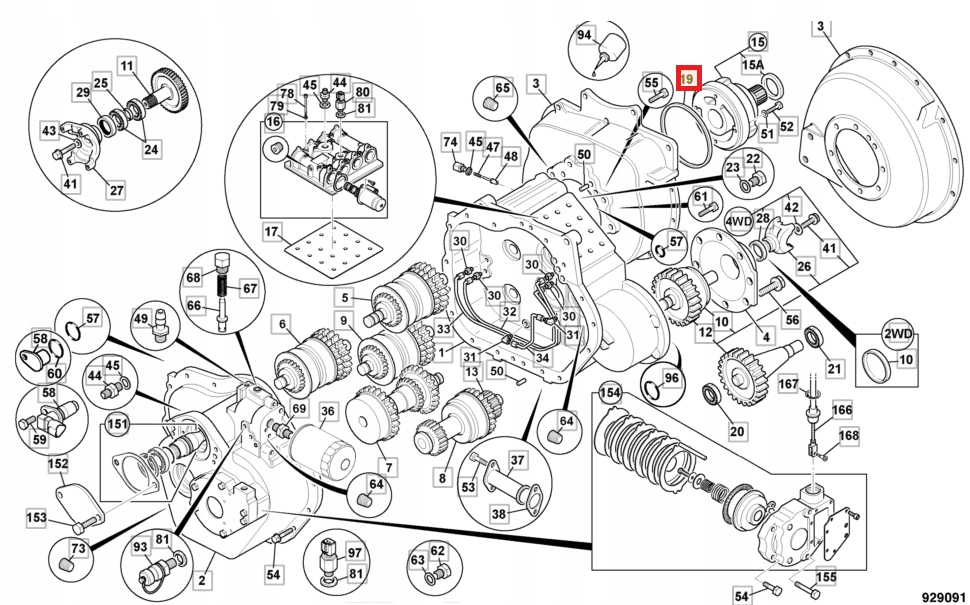 Jcb 3cx кпп схема