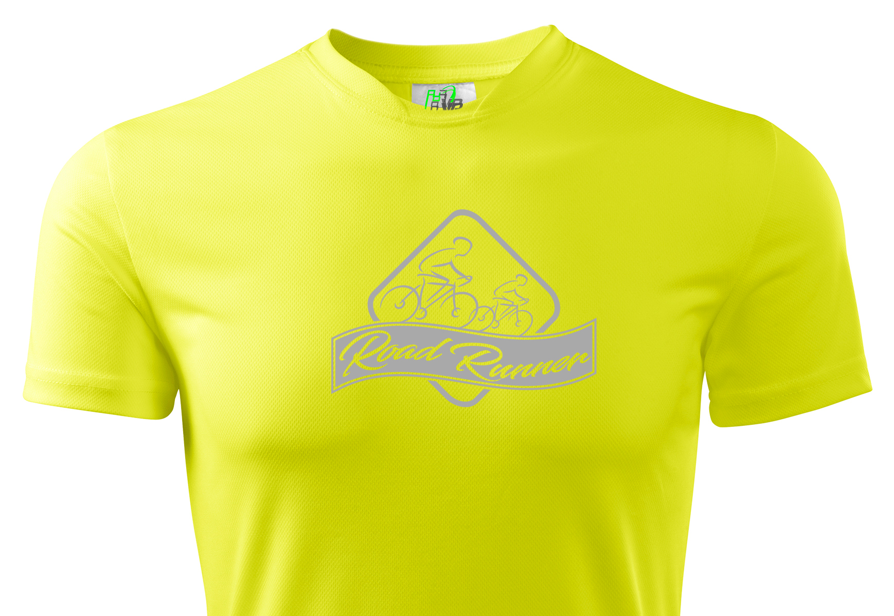 

Widoczny T-shirt Odblaskowy Fluo Road Runner Mtb