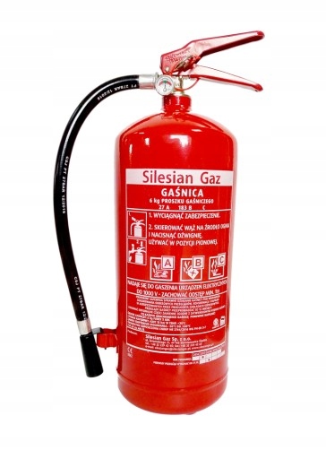 

Gaśnica samochodowa A B C 6 kg proszkowa silesian