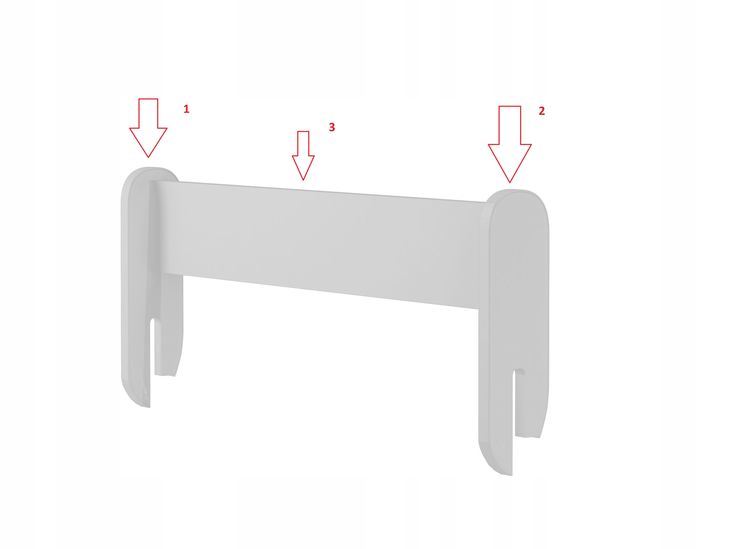 

Barierka ochronna do łóżek Guma Pcv Długa 120 CM.
