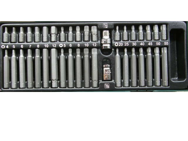 KLUCZE WPUSTOWE BITY 40cz WKLADKA JONNESWAY LODZ