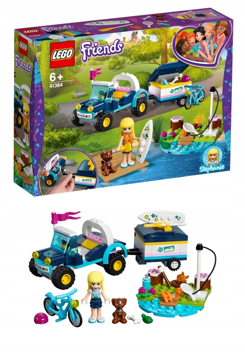 Lego Friends 41364 Vozík s přívěsem...