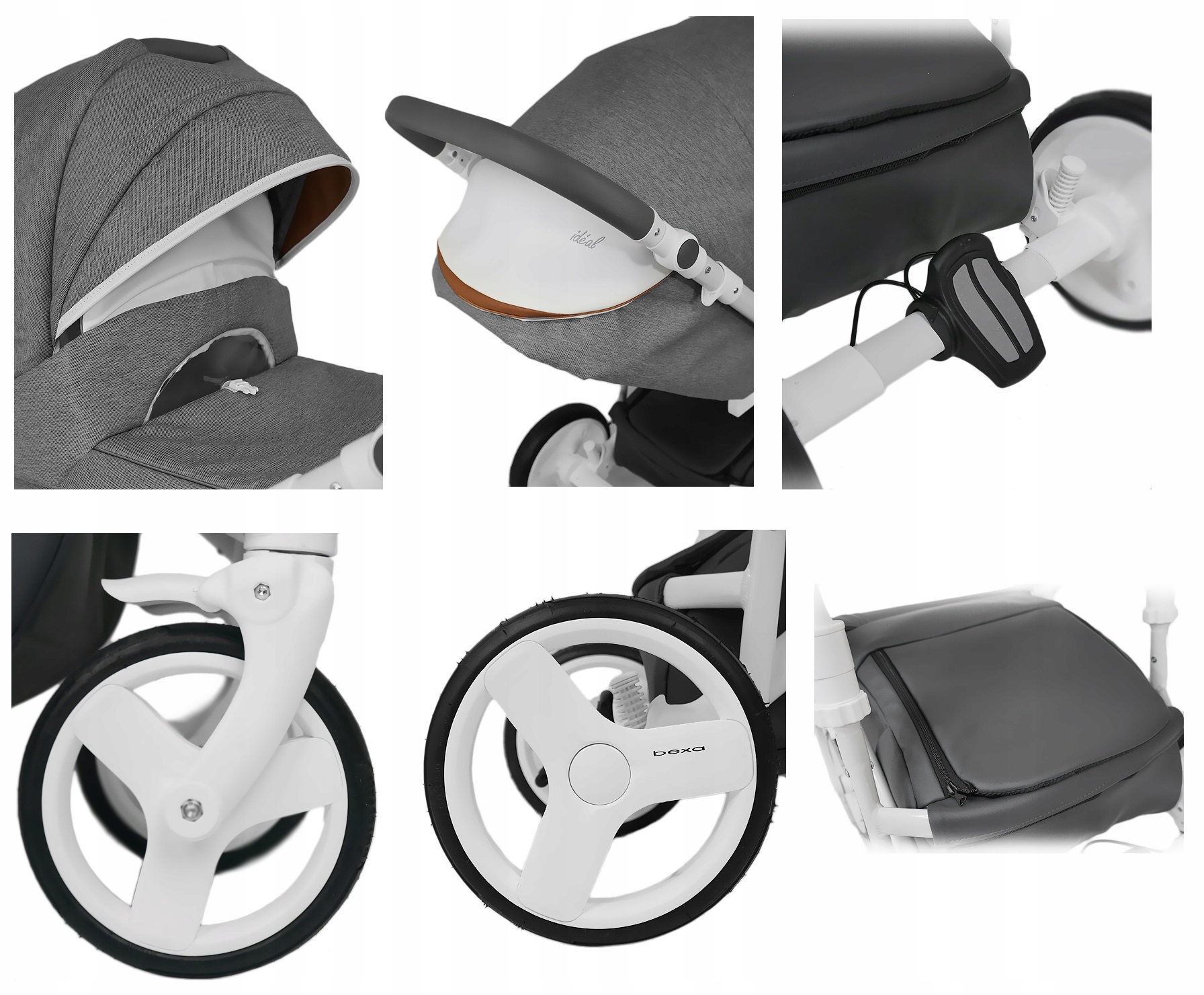 Bexa Ideal New 3w1 IN1, IN9 Typ siedziska Rozkładane