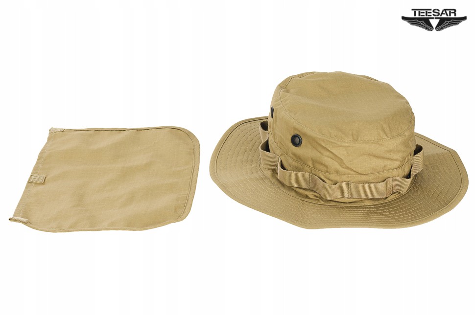 KAPELUSZ Brytyjski z Nakarczkiem Coyote XXL / 62cm Materiał dominujący Poliester