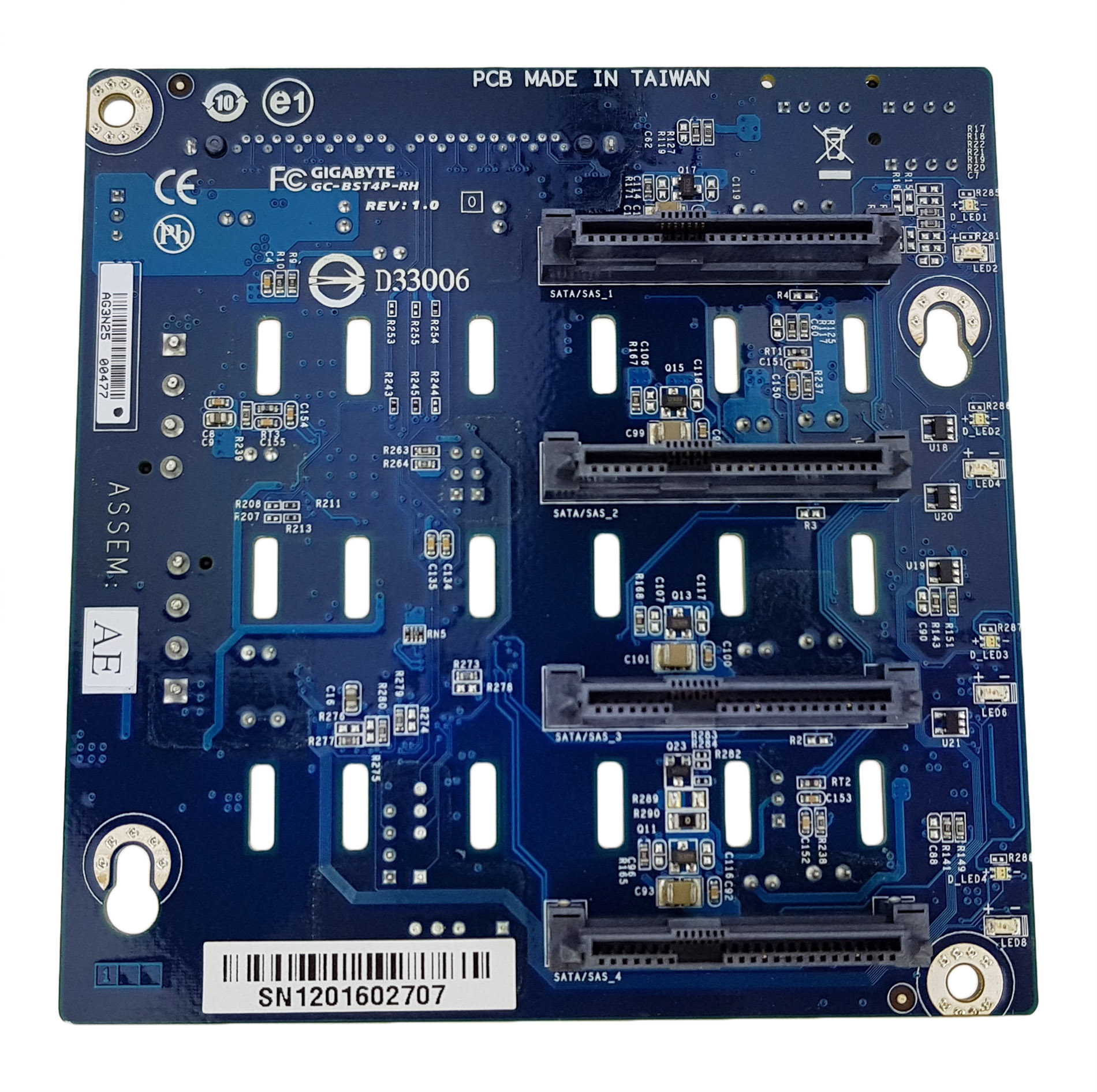 BACKPLANE GIGABYTE GC-BST4P-RH SAS/SATA