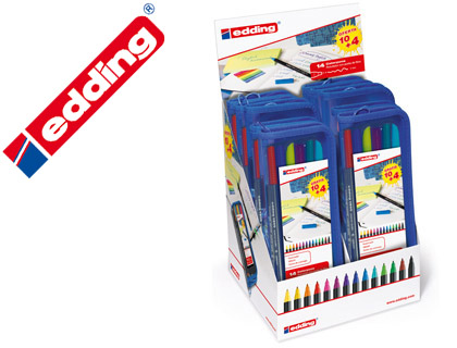 EDDING 1200 14 ШТ РУЧЕК В УПАКОВКЕ -6842