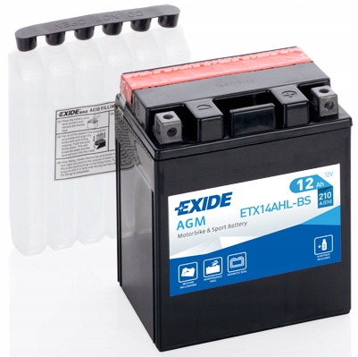

Akumulator motocyklowy Exide ETX14AHL-BS, YTX14AHL