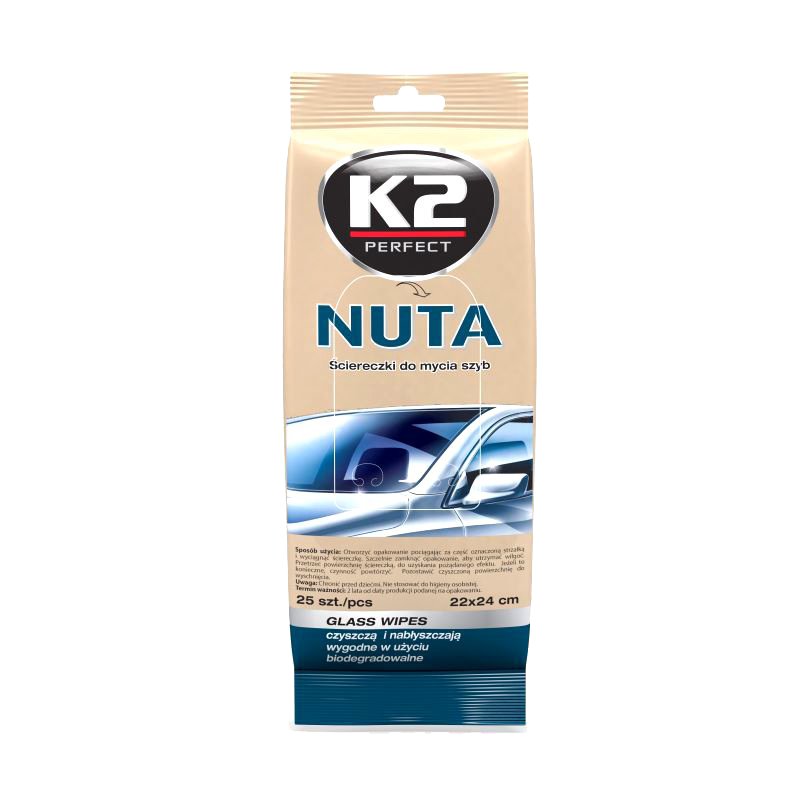 

K2 Nuta Ściereczki Do Mycia Szyb Kokpitu 25 Sztuk