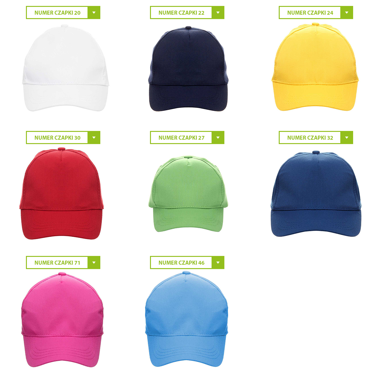 CZAPKA DLA DZIECKA NADRUK HAFT LOGO NAPIS 50SZT Marka Promostars