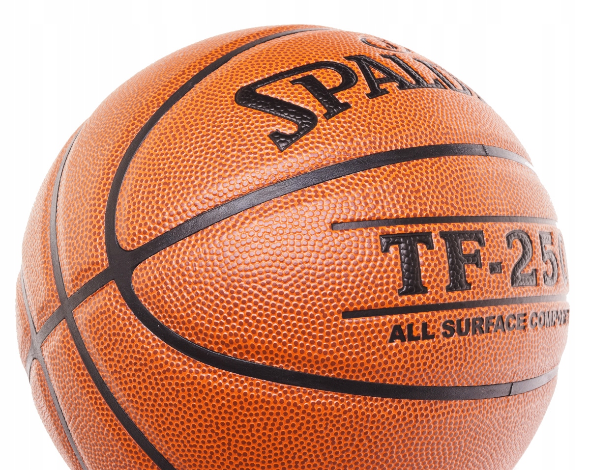 SPALDING TF250 7 PIŁKA DO KOSZYKÓWKI SKÓRA +POMPKA Rozmiar 7
