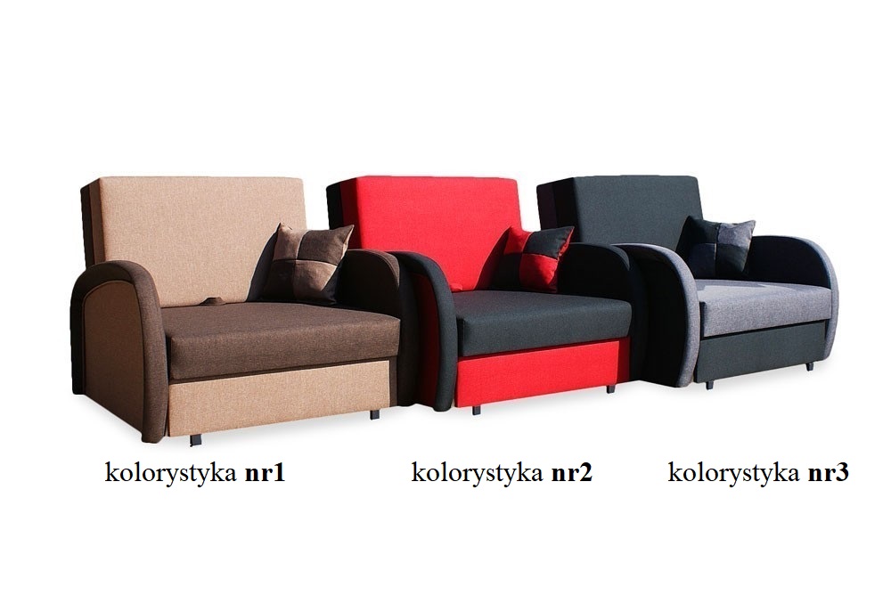 Fotel rozkładany, pojemnik Sofa Zuzia - amerykana, Kod producenta 36