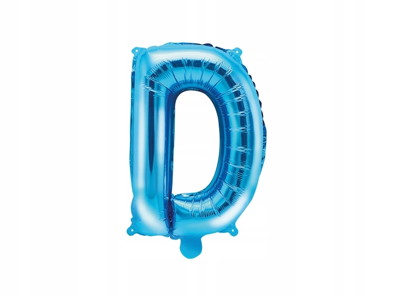 

Balon foliowy Litera "D" 35cm, niebieski