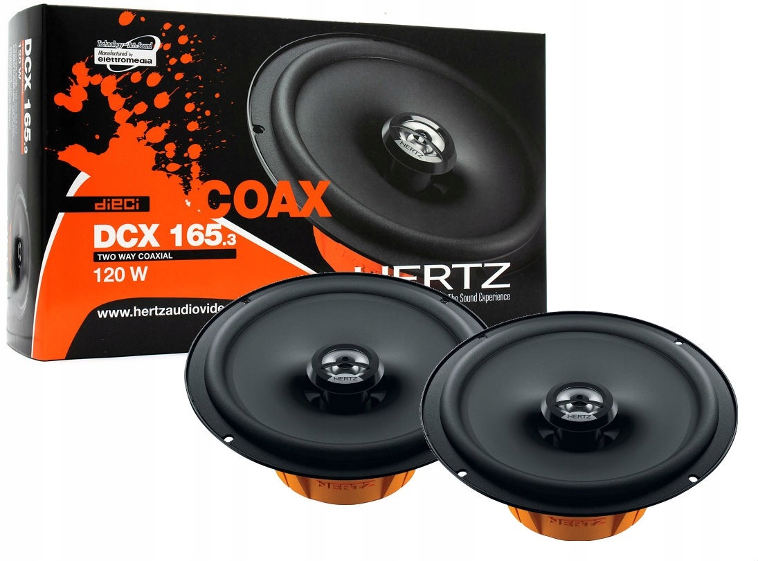 

Hertz DCX 165.3 Głośniki Samochodowe 16-17cm 120W