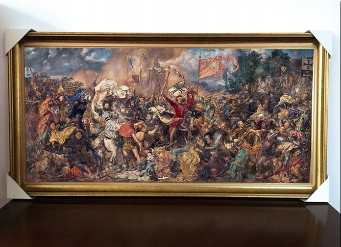 OBRAZ BITWA POD GRUNWALDEM - OPRAWA OBRAZÓW RAMY