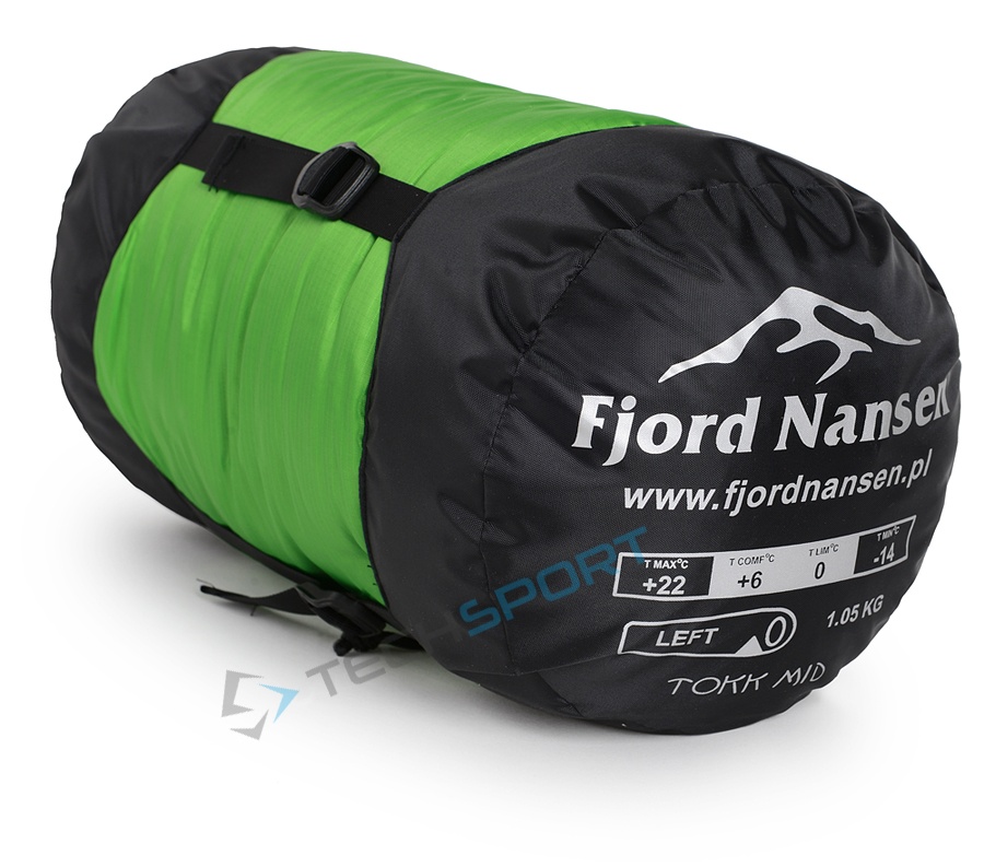 ROZCIĄGLIWY ŚPIWOR FJORD NANSEN TOKK MID do -14st! Model TOKK MID