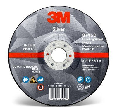 

3M Tarcza do szlifowania metalu Silver 127x7 51748