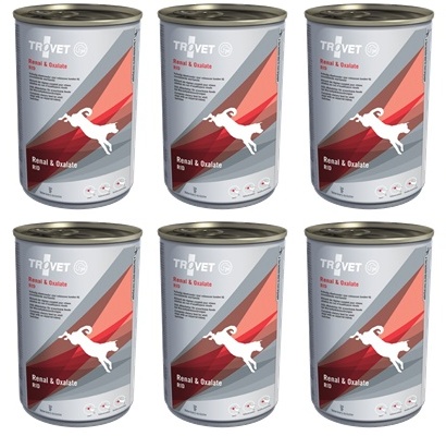 Levně Trovet Dog Rid Renal & Oxalate konzerva 6 x 400 g krmivo pro psy
