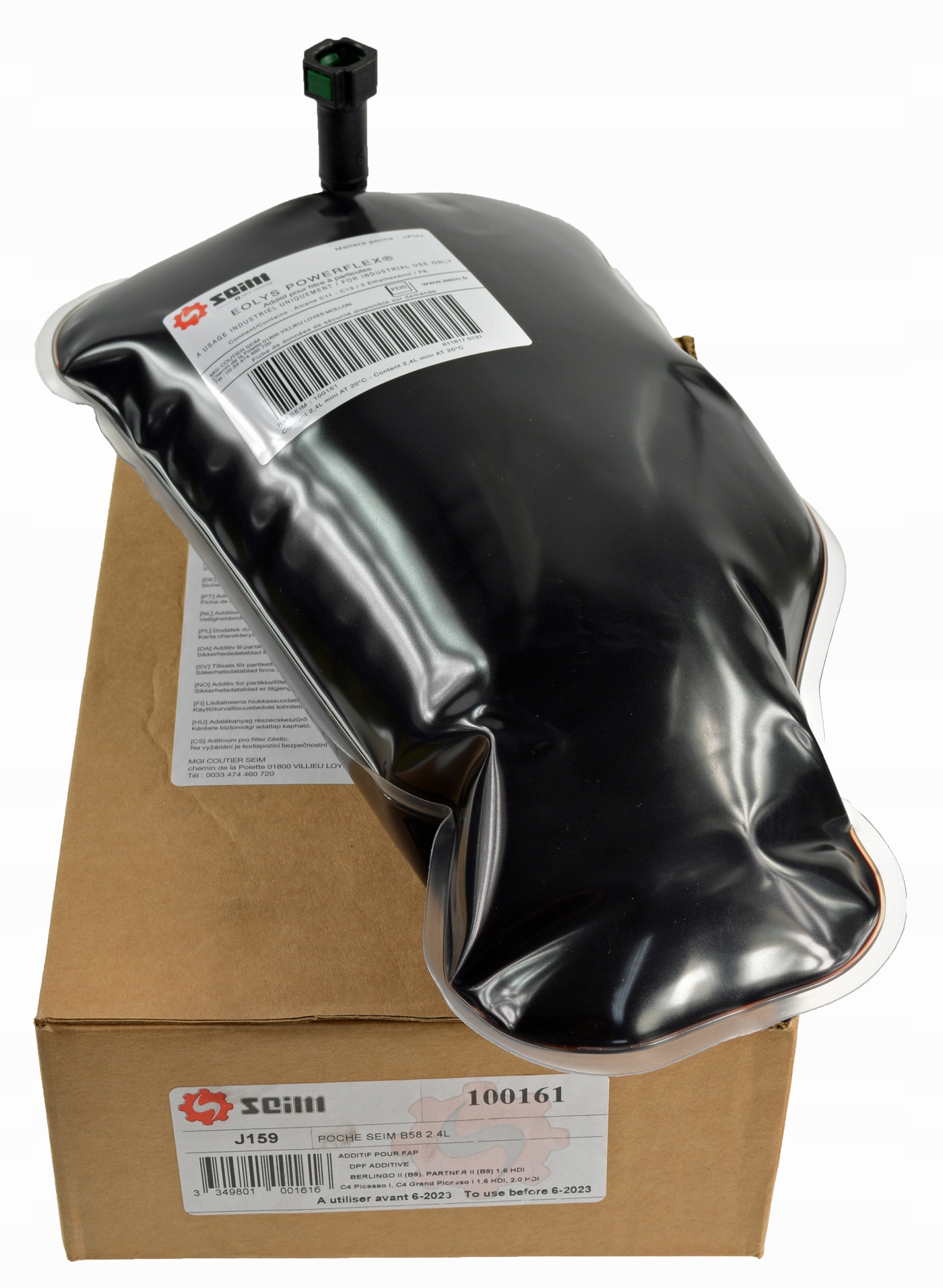 Berlingo C4 picasso eolys powerflex worek FAP DPF Pojemność opakowania 2400 ml