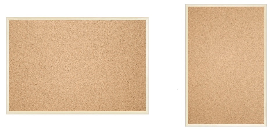 Tablica korkowa 50x70 70x50+ pinezki JAKOŚĆ! Szerokość produktu 70 cm