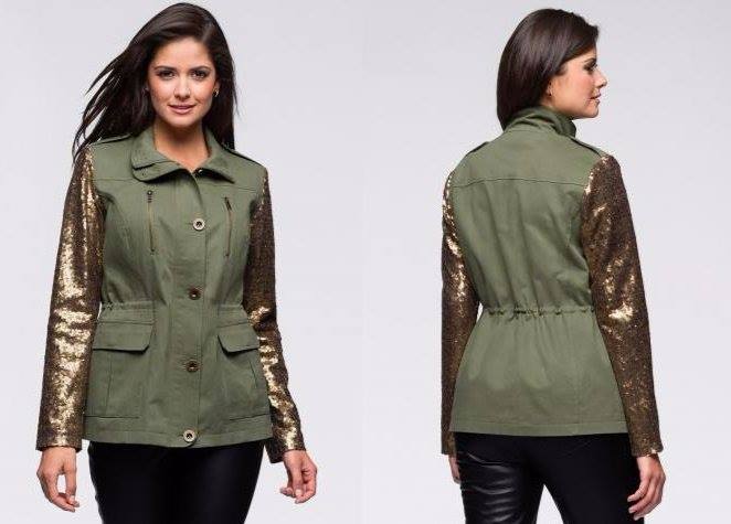 *lucky1616* Vojenská Parka Bunda Flitry 40 L