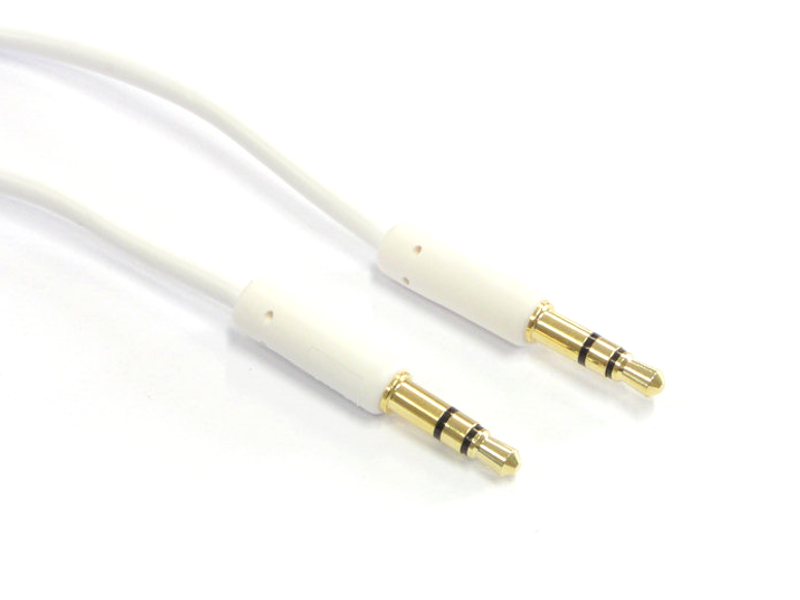 Przyłącze mały Jack mały Jack 3.5mm biały 10m