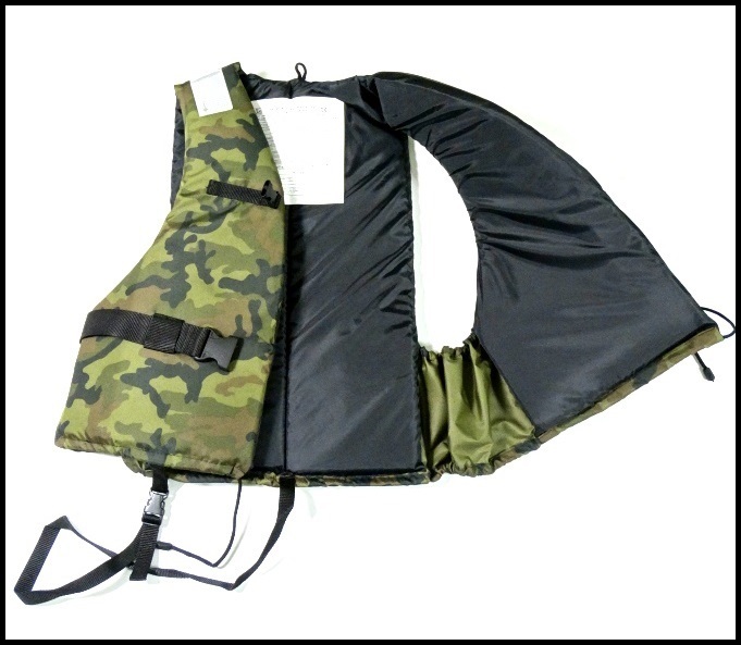 KAMIZELKA RATUNKOWA KAPOK KOLOR MORO ROZMIAR M + SCYZORYK Model inny