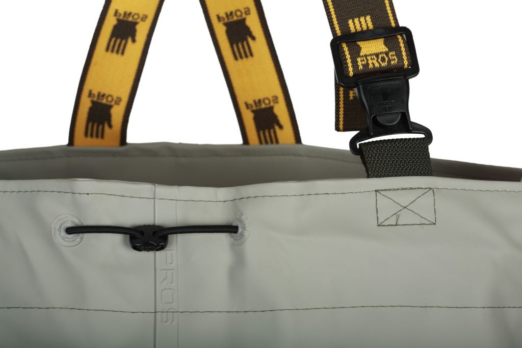 Spodniobuty Wodery z wzmocnieniami PROS rozm.43 Typ podeszwy gumowa