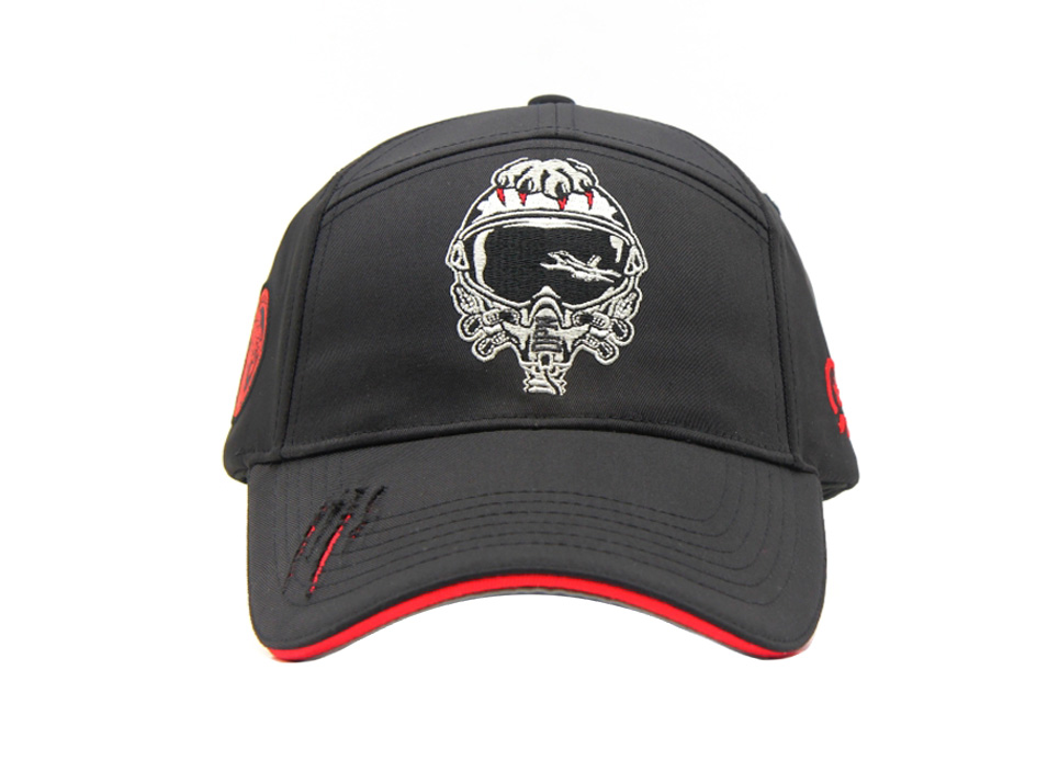 CZAPKA 6 Eskadry Lotnictwa Taktycznego Krzesiny Cechy dodatkowe płaskie szwy