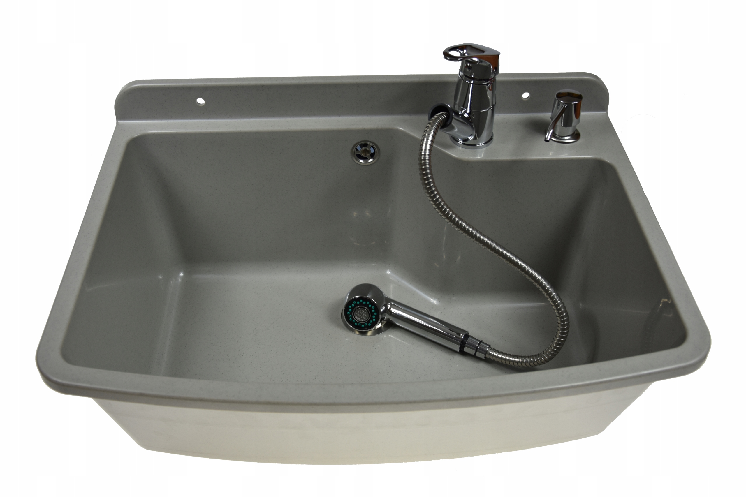 

Zlewozmywak Zlew Gospodarczy 610mm Bateria Gratis