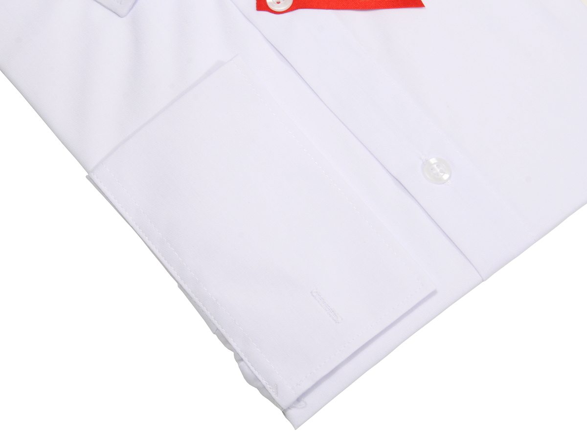 KOSZULA BIAŁA GŁADKA 42 188-194 SLIM FIT Rozmiar kołnierzyka 42