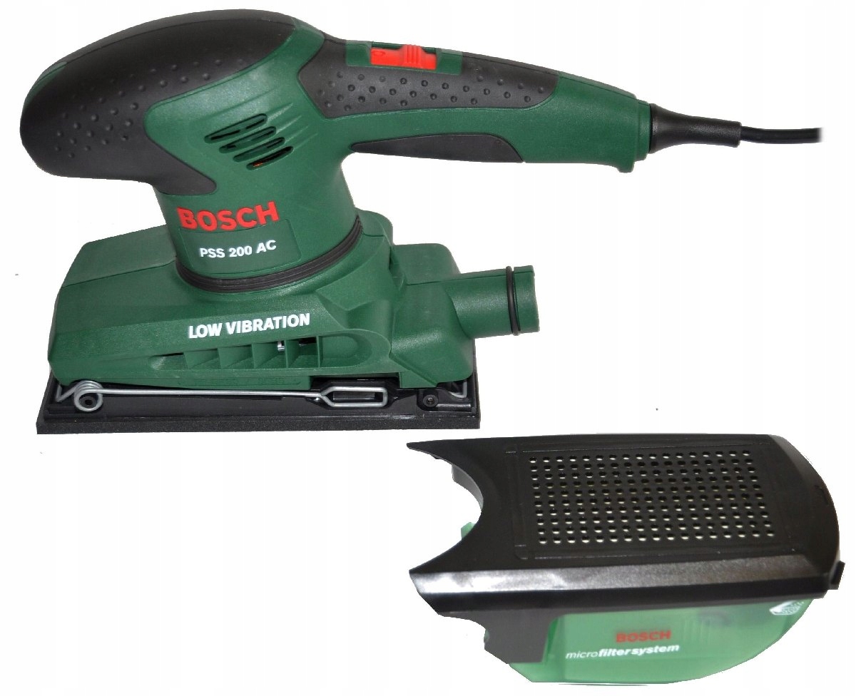 SZLIFIERKA OSCYLACYJNA PSS 200AC BOSCH + WALIZKA Rodzaj zasilania sieciowe